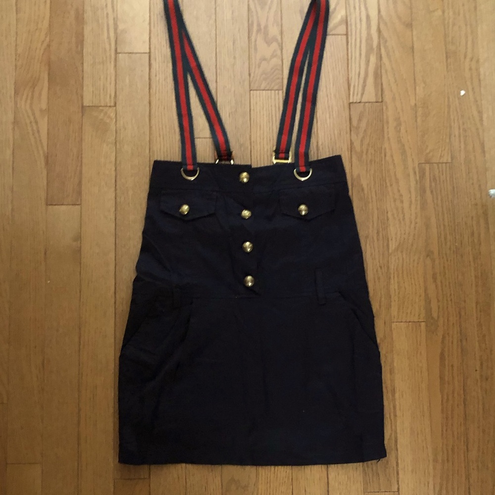Suspender Pencil Skirt